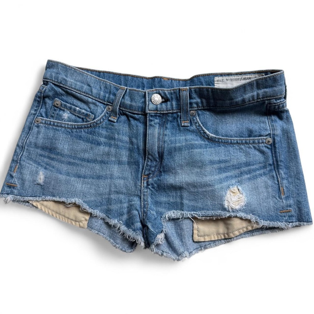 Rag n Bone - Light Wash Denim Shorts - Size 25